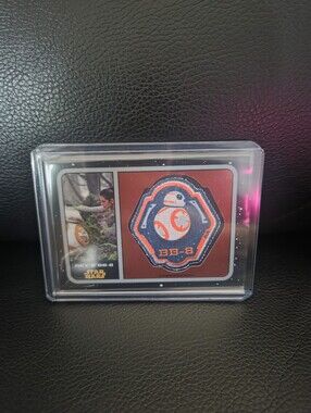 Topps Star Wars The Force Awakens BB-8 Embroidered Patch Trading Card #286/686